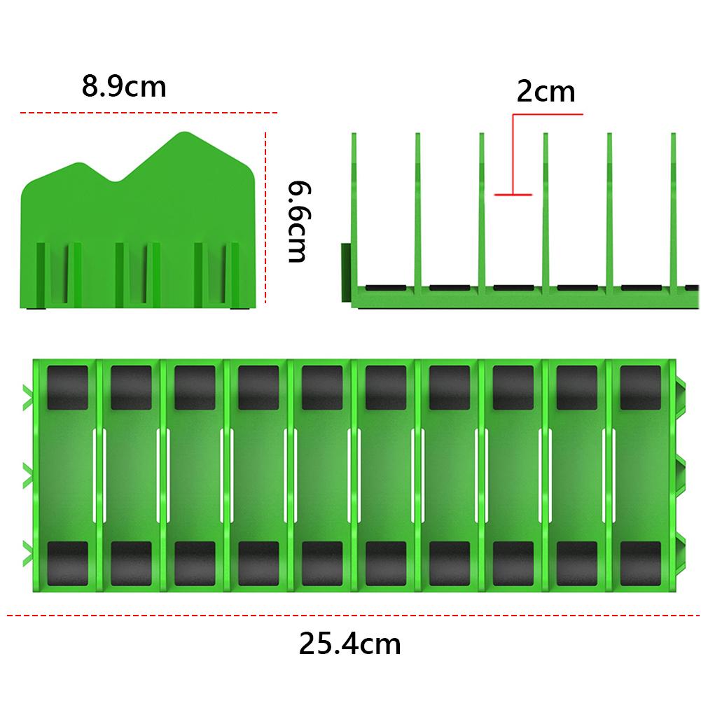 Органайзер для плоскогубцев 10 слотов Экономия места Держите плоскогубцы, кусачки, гаечный ключ организованными в ящике для инструментов, ящике для инструментов, гаражной полке для хранения инструментов