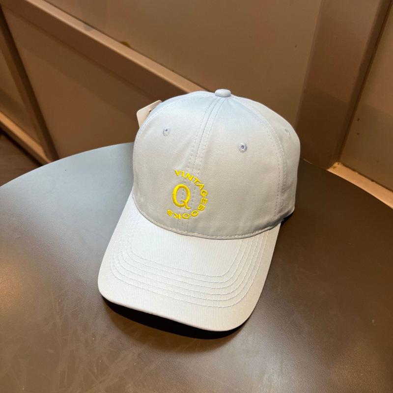 New Embroidered Alphabet Baseball Cap Versatile Children's Sunscreen Cap Leisure Trend Brand Student Cap Sun Hat