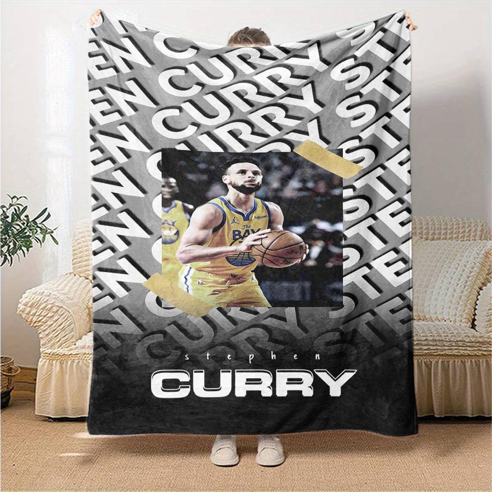 Golden State Warriors Blanket Comfortable Suitable for Chair Bedding Picnics Four Seasons Multipurpose Modern Style