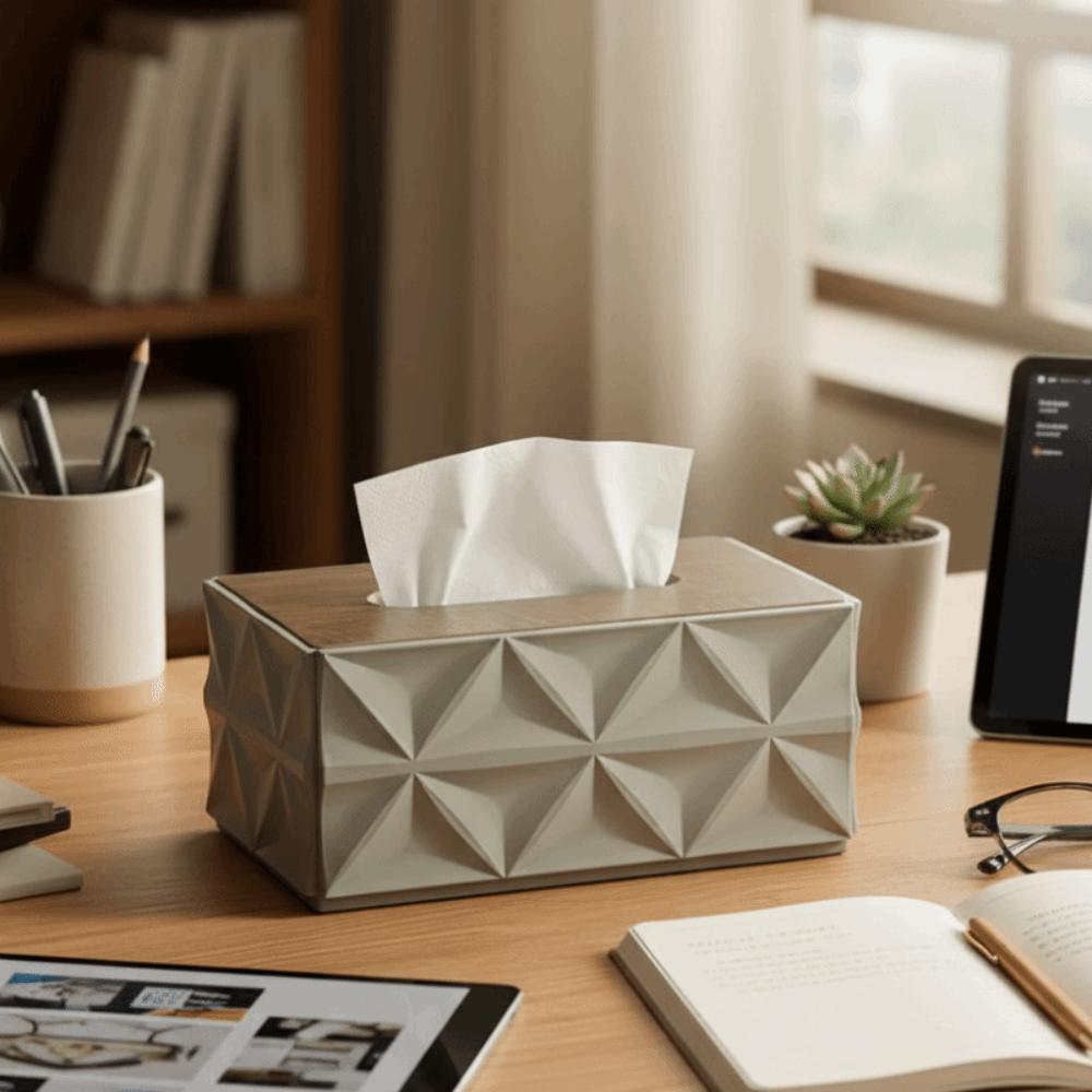 Elegant Napkin Holder Multi-Functional Napkin Paper Case Napkin Dispenser Table Top
