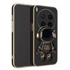 For Vivo X300 Pro Case Shining Astronaut Spaceman Bracket Holder Design soft plating For Vivo X300 Back cover