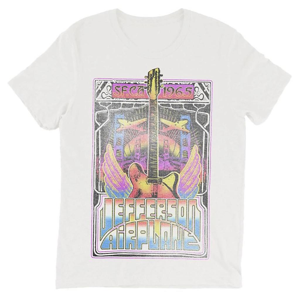Мужская футболка Jefferson Airplane Крылья гитары XX-Large Белый