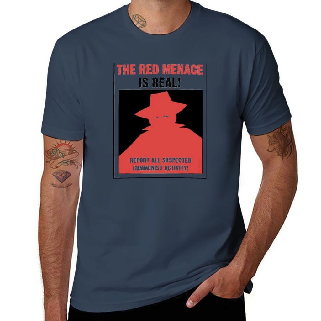 The Red Unisexace Is Real Tshirt Daily Wear Plain Short Sleeve Shirt