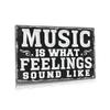 1pc, Vintage Music Metal Tin Sign - 8''x12''/20cm*30cm - Waterproof, Dustproof Wall Art, Suitable for Home, Restaurant