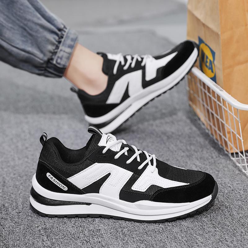 Men's New Fashion Four Seasons Comfortable Shoes Students Trending Sports Breathable Casual Running Sneakers Big Size