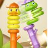 Whistling Twisting Snake Toy Stress Relieving Puzzle Swinging Rotating Small Snake Stress Relieving Children's Toy