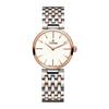 Plum Blossom Quartz Movement 30 Meters Waterproof Women's Watch 25.5mm Silver Dial Stainless Steel Case Stainless Steel Strap TQ42718 SRG-606
