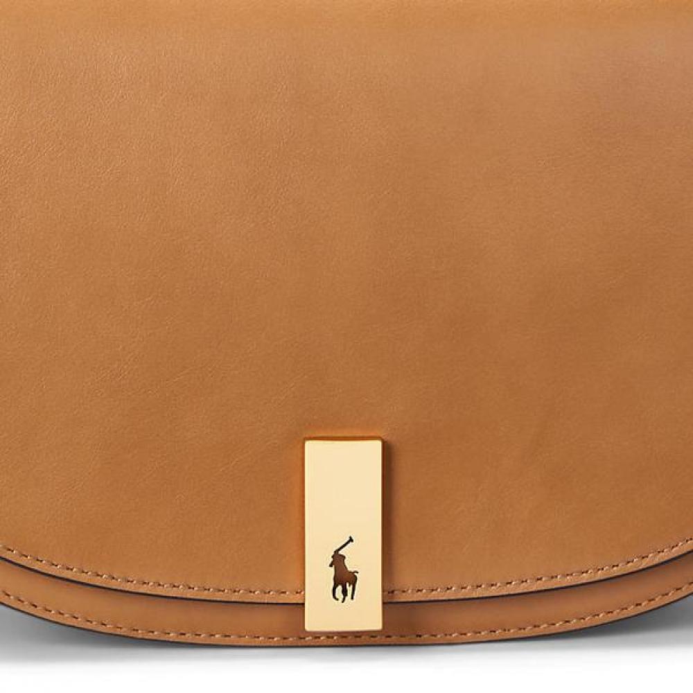 Polo Ralph Lauren Women S Polo Id Leather Saddlebag Wapobag03520092270