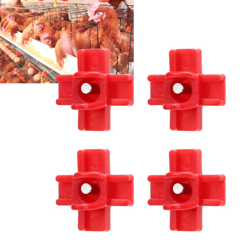 Poultry Nipples, 40 Pieces Horizontal Poultry Drinkers Automatic Poultry Drinking Fountains Poultry Water Dispenser for Chicken Coop Accessory