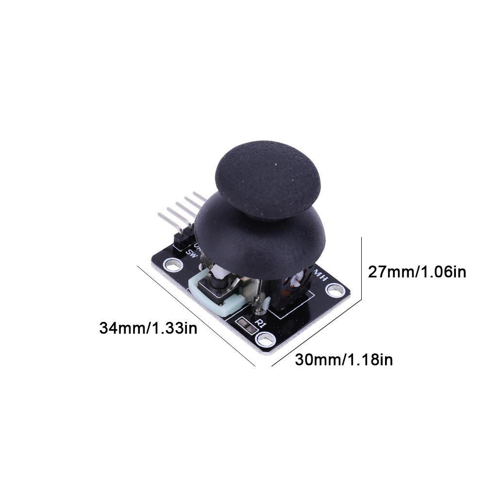 1-10 шт. Для Arduino Модуль двухосевого XY джойстика Более высокое качество для джойстика PS2 Ручка управления Датчик KY-023 Рейтинг 4.9/5