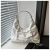 Fashionable Butterfly Bow Large Capacity Shoulder Bag 2024 Spring New Korean Style Street Trend Pu Tote Bag