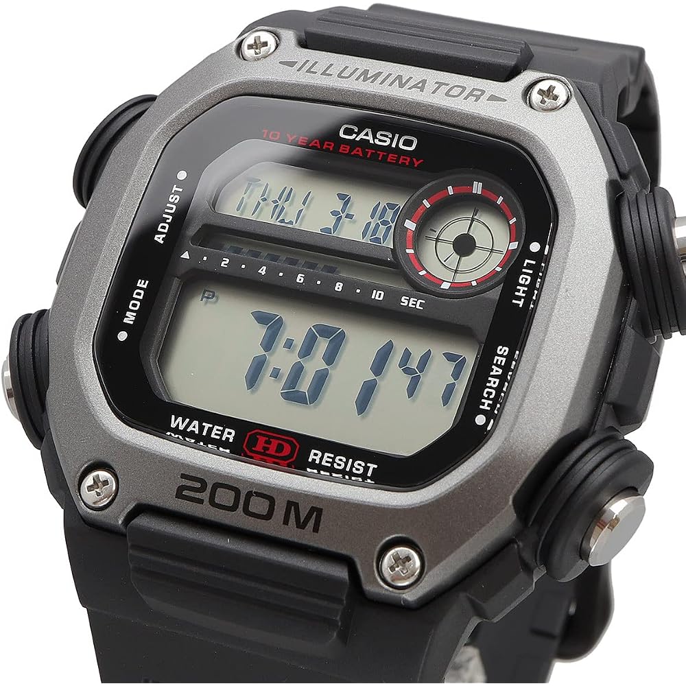 Casio Стандартные цифровые часы CASIO DW-291H-1AV мужские черные Overseas модель [Параллельный импорт]