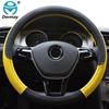 DERMAY 7 цветов 39/40 см автомобильный чехол на руль из искусственной кожи размер L для наружного диаметра руля 39-40 см Бесплатная доставка