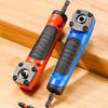 Multifunctional Electric Corner Screwdriver,High Torque 90 ° Right Angle Screwdriver,Manual Tool,Blue and Orange
