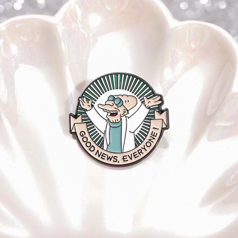 Доктор Красочный Мультяшный Металлический Брошь Идеально Подходит Для Уникальной Моды И Идей Для Подарков