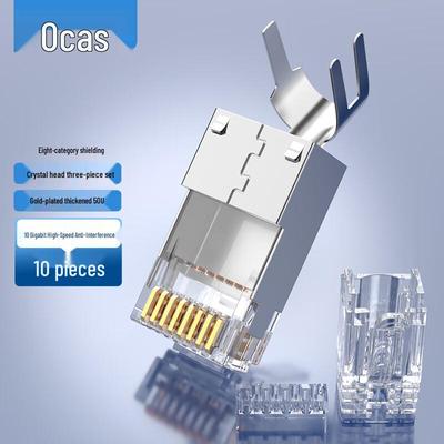 Высокопроизводительные экранированные сетевые разъемы RJ45 AUCAS