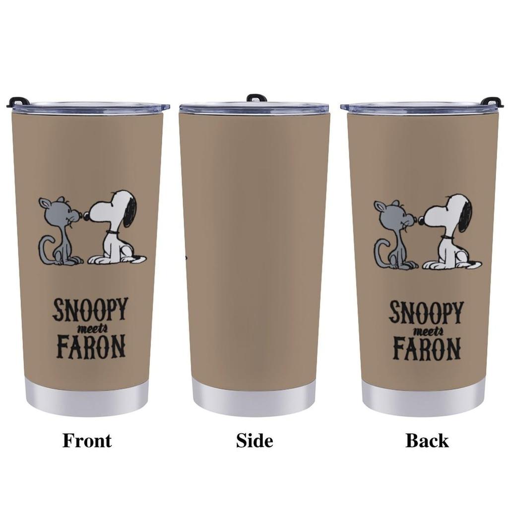Snoopy Coffee Convenience Store Water Direct Stainless with Cute Character 600ml Tumbler, Mug, Cup, Cup, Insulated, Insulated, Bottle, Drinking,