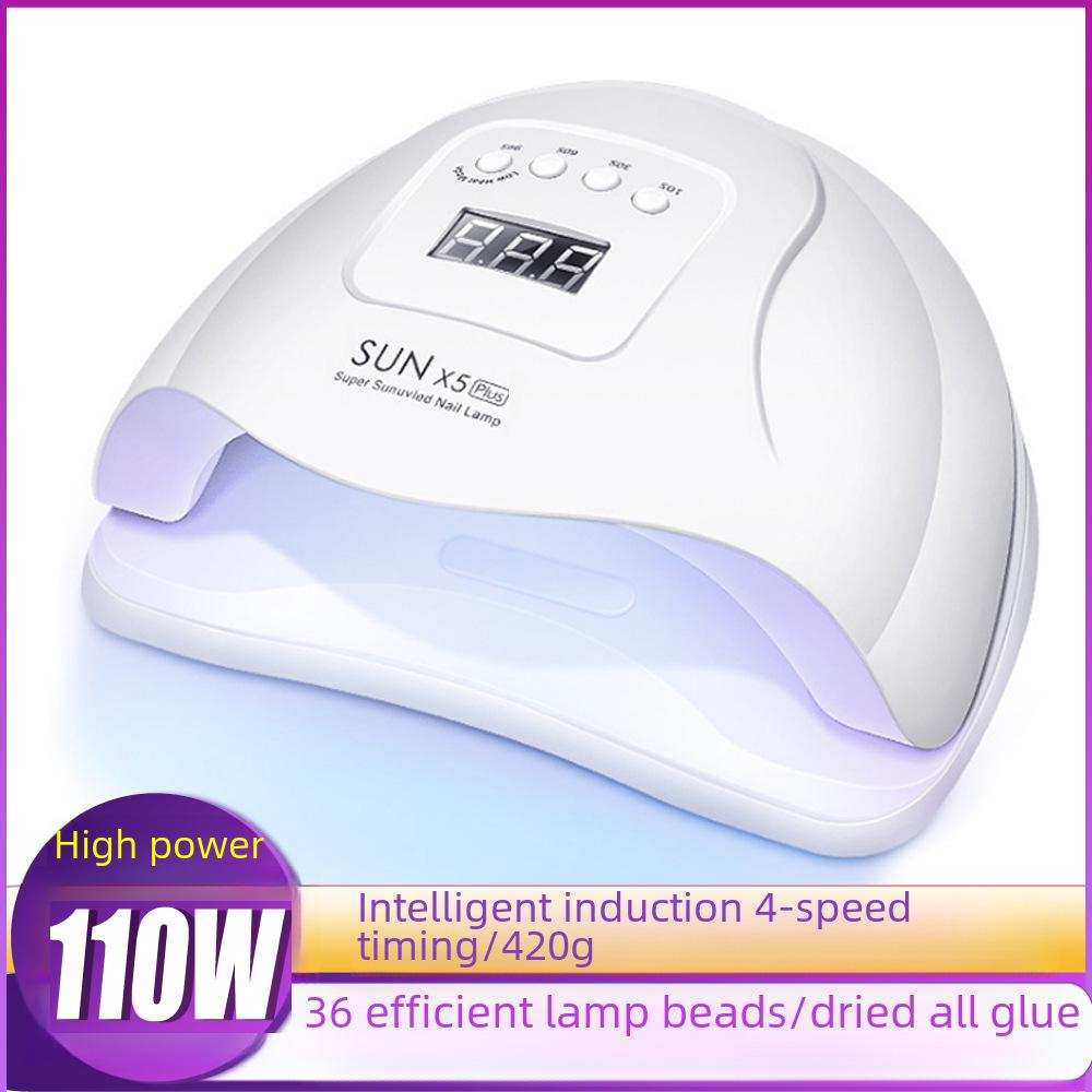 Лампа для ногтей SUNx5 Plus Sunshine: 4-скоростная светодиодная лампа для фототерапии и нанесения лака на ногти высокой мощности
