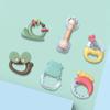 Baby Teether Toy Set For 0-1 Year Old Infant High Temperature Resistance Cartoon Rattle Toys With