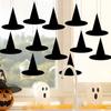12Pcs Halloweens Party Hanging Decorations Classical Paper Artwork For Indoors Outdoor Eerie Atmosphere Setups