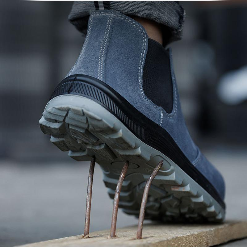 Мужские термостойкие сварочные ботинки, ударопрочные защитные ботинки, устойчивые к проколам рабочие ботинки, защитные ботинки, стальной подносок, неубиваемые ботинки