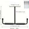 2 шт. крючки для хранения в гараже, стеллаж, простая установка, вешалки для лестниц, подвешивание для