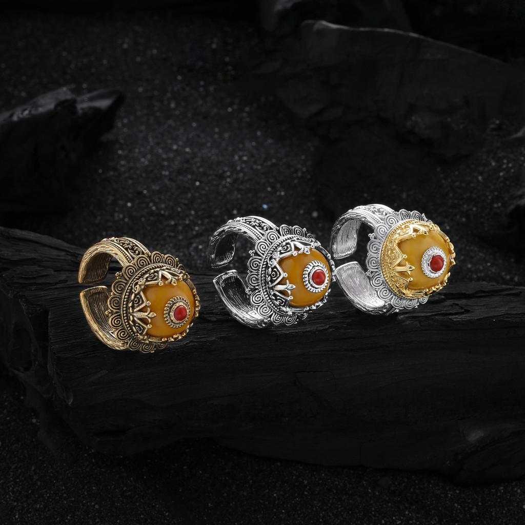 Stunning 925 Pure Silver Adjustable Floral Design Asura Ring For Chic Women's Style