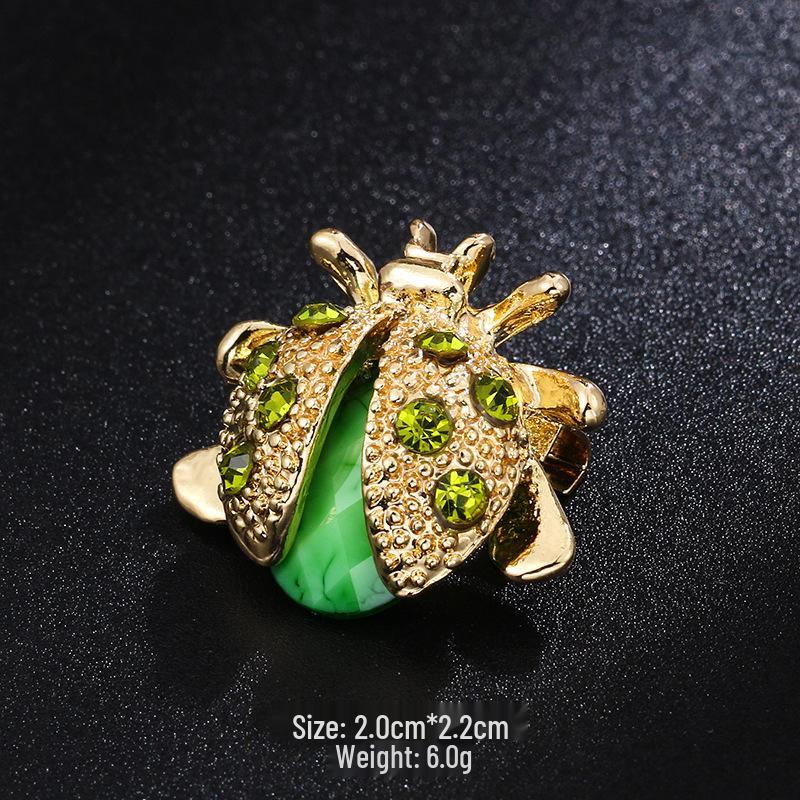 Брошь в виде пчелы с каплями масла в новом стиле - милая булавка в виде животного для воротников и аксессуаров одежды