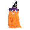 Halloween Dolls Ornament Halloween Plush Gnome with Witch Hat and Vampires Tooth for Halloween