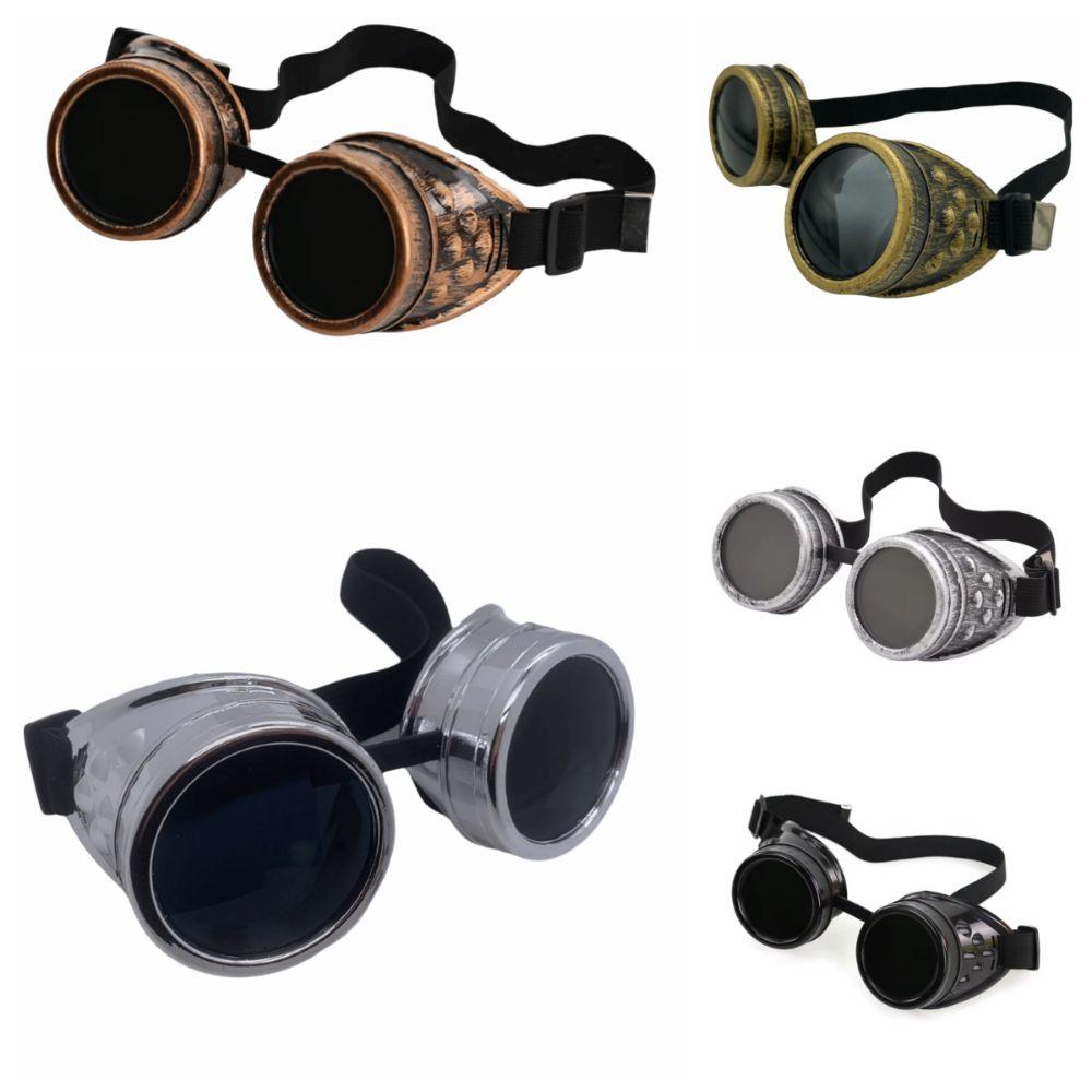 Metal Steampunk Goggles Retro Driver Goggles Vintage Fashion Gothic Sunglasses Themed Photoshoot