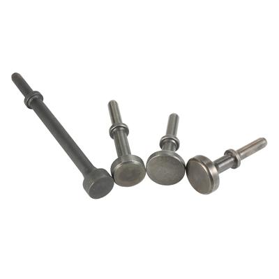 Набор из 6 сглаживающих пневматических ударных бит, стальные пневматические долота 40Cr с пружиной