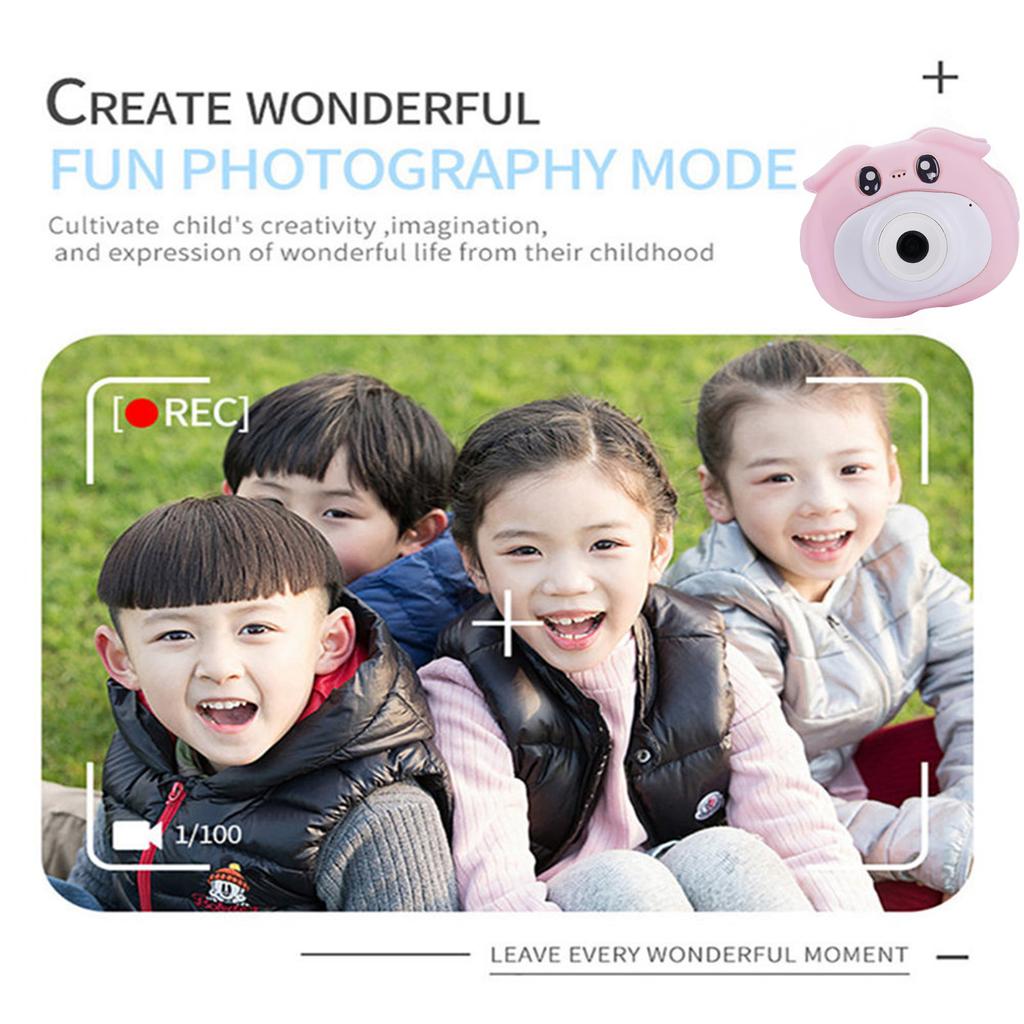 Children s Digital Camera, 8MP HD Kids Camera, 1080P Video Recorder, 2.0 Screen, 4X Zoom, Time-Lapse, and Fun Stickers for Photography