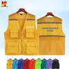Custom Logo Reflective Mesh Vest with Multi-Pockets for Volunteers
