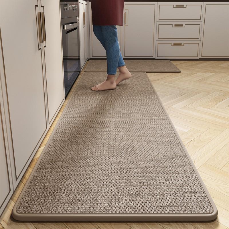 Kitchen Floor Mat Non Slip Oil Absorbent Water Resistant Stain Long Rug Home Entrance