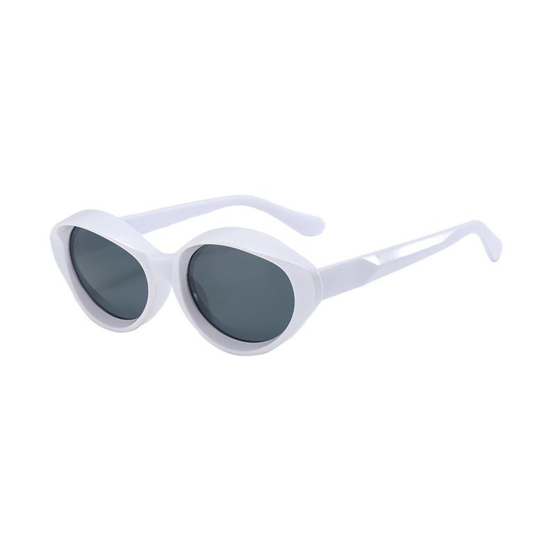 Retro Cat Eye Eyewear With Uv400 Protection For Outdoor Fashion And Sun Protection