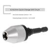 Mini Portable 0.3-6.5mm Electric Grinder Quick Change Drill Chuck with 6.35mm 1/4" Hex Shank