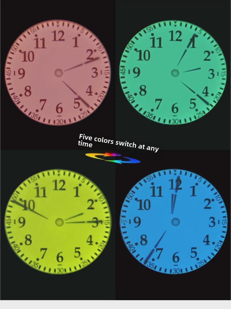 Светодиодные проекционные часы и ночник: Большой дисплей с электронным проекционным фонарем