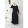 Prayer Zippered Abaya (black)