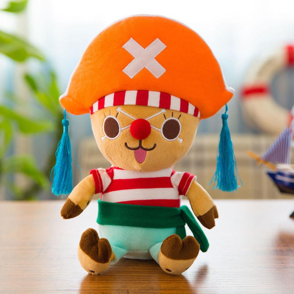14-20 см One Piece Японские Аниме Плюшевые Игрушки Фигурка Луффи Чоппера Эйса Набивные Куклы Милая Мультяшная Кукла Детские Рождественские Подарки