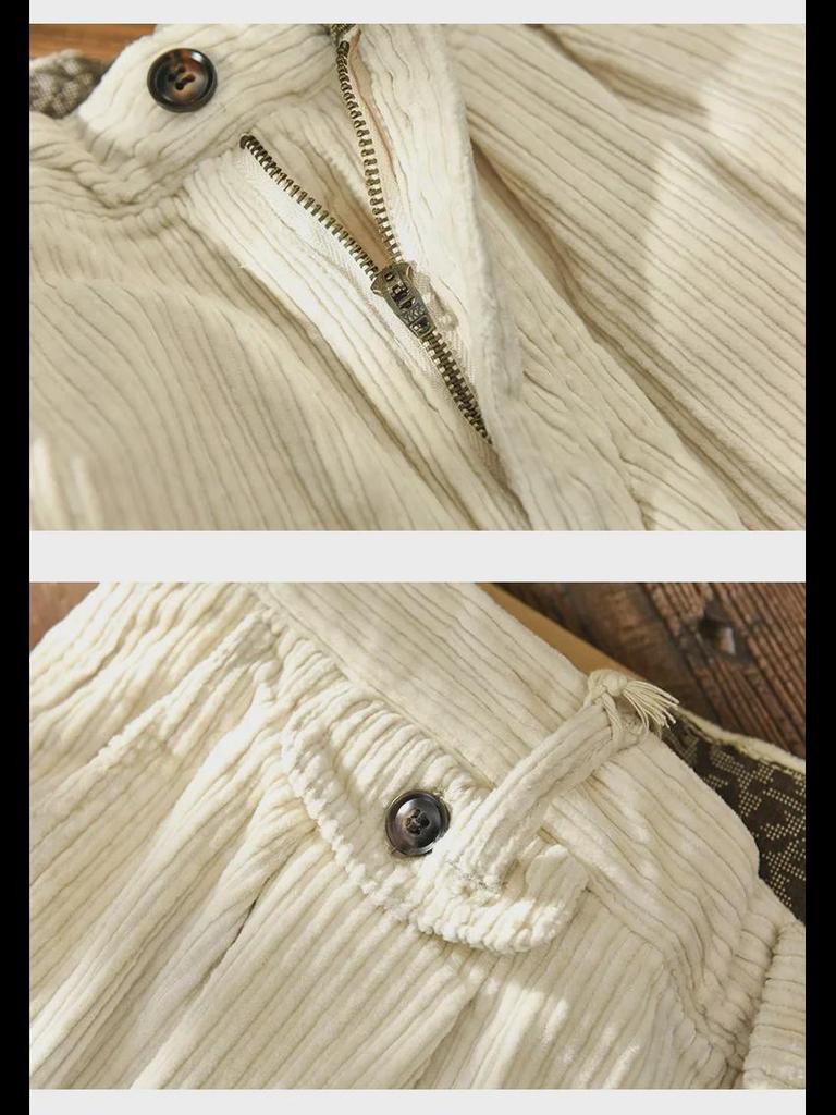 Мужской вельветовый повседневный комбинезон - Коллекция Осень/Зима