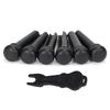 Acoustic Guitar Bridge Pins with Bridge Pin Puller Remover Ebony Acoustic Guitar Bridge Pins Pegs String Nail Remover