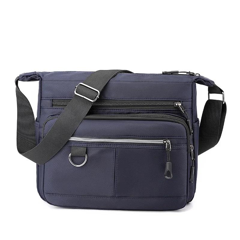 New Shoulder Men's Bag Waterproof Oxford Luxury Design Crossbody Handbag Large Capacity Messenger Bags for Men