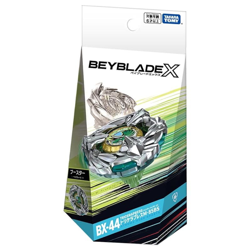 TAKARA TOMY BEYBLADE X BX-44 Бустер Tricera Press M-85BS