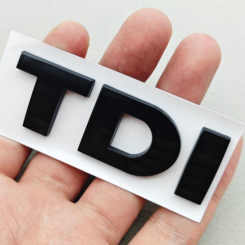 3D ABS Черно-Красный Логотип TDI Шильдик на Заднюю Крышку Багажника Автомобиля для VW Наклейка с Буквами TDI Аксессуары AY5