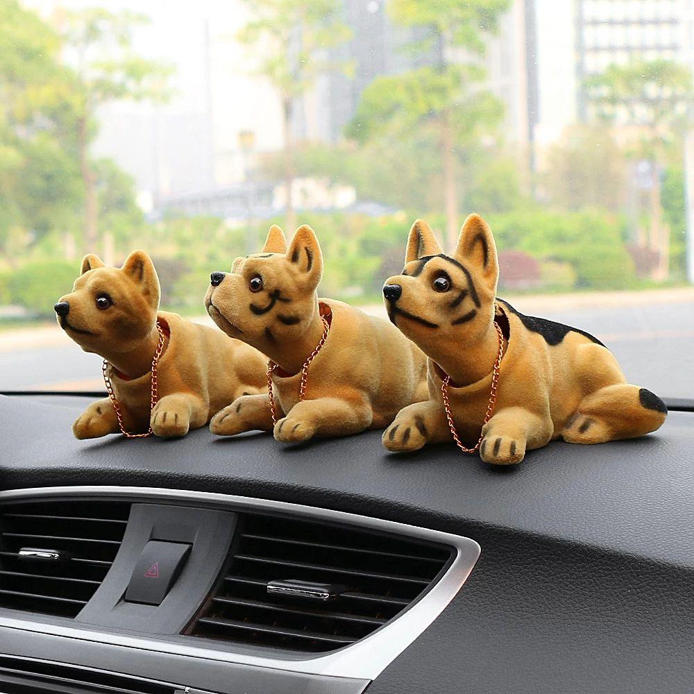 Beagle Dashboard Decoration Shake Head Dog Car Dog Ornament Simulation Car Dog Nodding Puppy Doll
