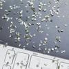 1000 шт./компл. акриловые стразы для дизайна ногтей, ассорти из мини-звезд, сердец, капель воды, цветов, геометрических форм, подвески для самостоятельного украшения ногтей, аксессуары