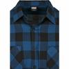 Chemise Urban Classics checked flanell (GT) - bleu/noir - L