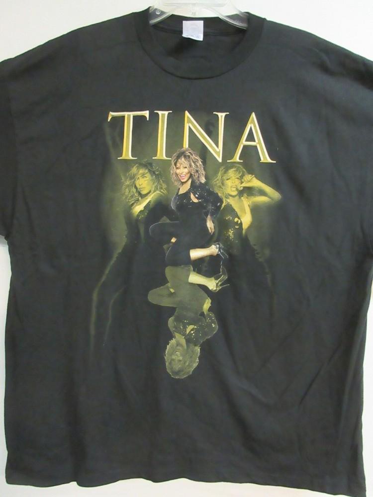 TINA TURNER OFFICIAL MERCH SOLID GOLD TOUR BAND CONCERT MUSIC 2XL / XXL Unisex T-Shirt