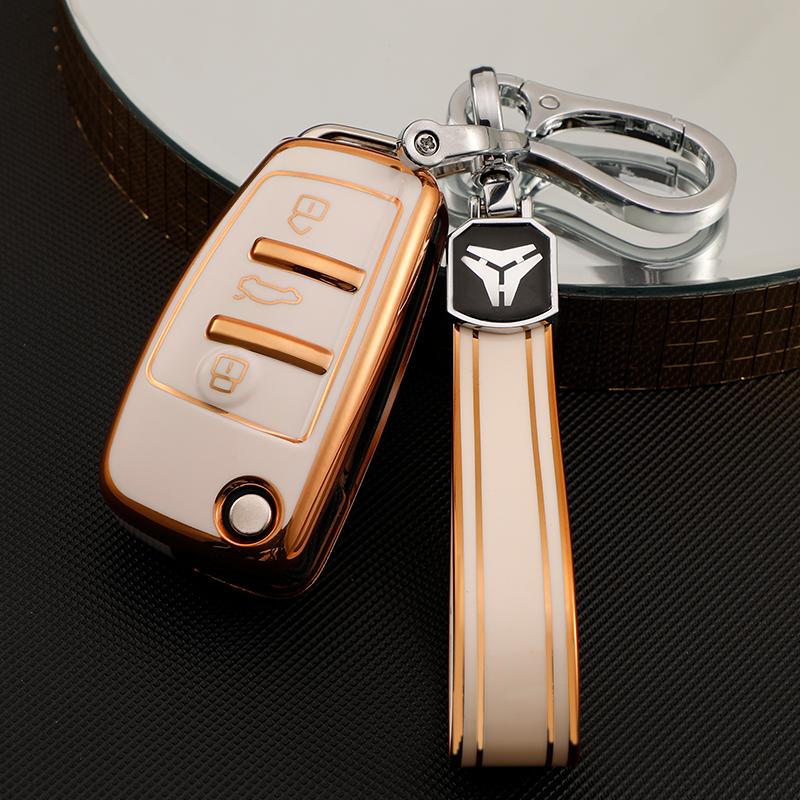 Soft TPU Car Remote Key Cover Case for A3 8P A4 B7 B8 B5 B9 B6 A1 A5 Q7 Q5 A6 4F C6 C5 C7 C4 TT Q3 S3 A7 A8 C4 8N 8V 8L RS3 Keychain Accessories