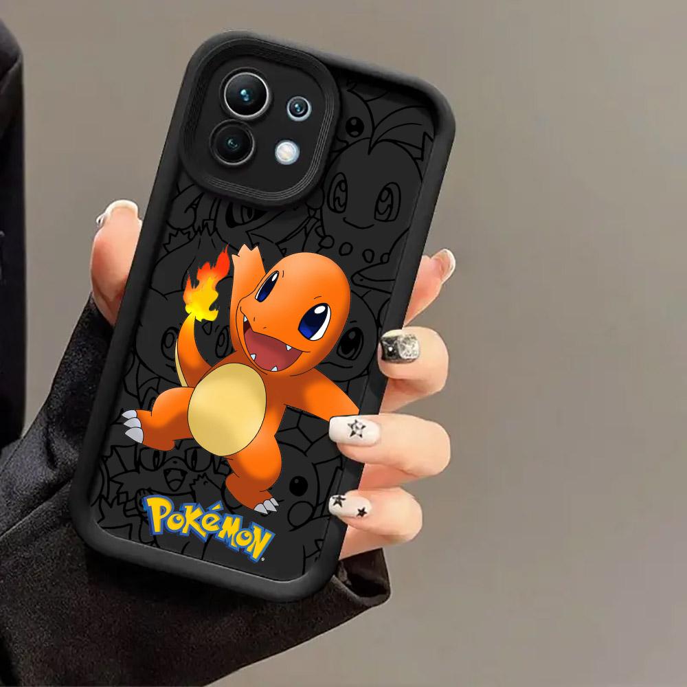 Чехол-брелок Charmanders Squirtles P-Pokemons Аниме для Xiaomi 13T 14T 15T 17T Pro 15 Ultra Poco M7 M8 F8 F7 X6 X7 X8 17 Pro Max